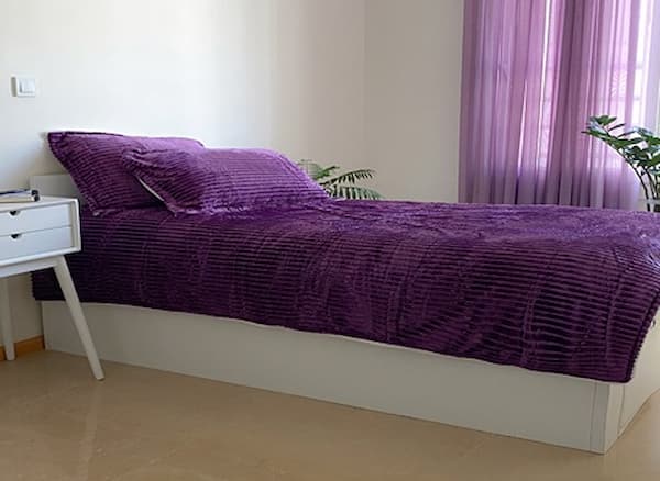 تصویر 2 از قیمت خرید روتختی مخمل کبریتی + فروش ویژه